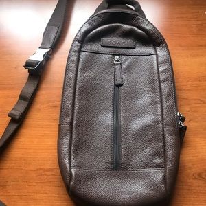 Coach men’s shoulder crossbody bag!